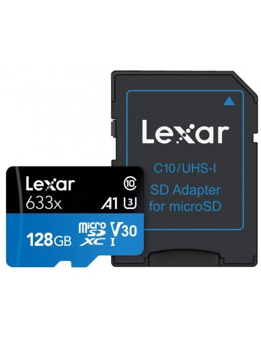Lexar MicroSd 128GB 633x with SD Adapter