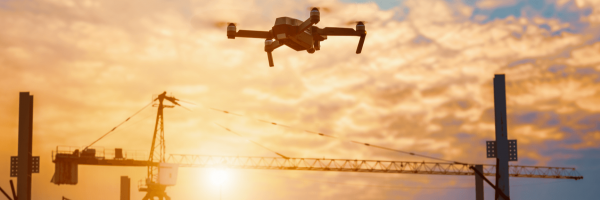 Drones en la construcción: Asistencia aérea en la obra 