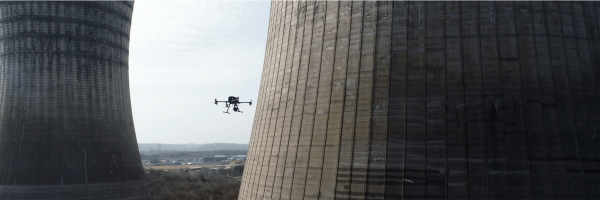 Cómo la inspección con drones LiDAR permitió la demolición segura de torres de refrigeración